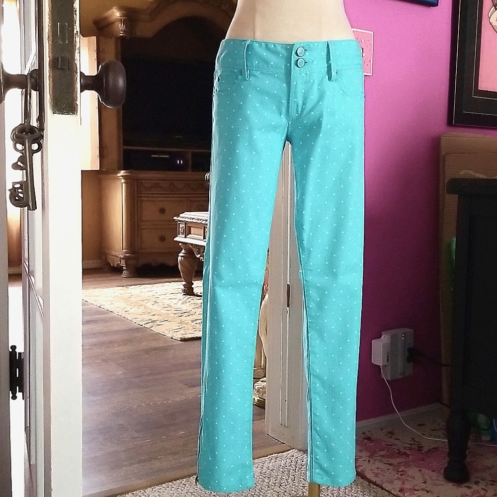 Lilly Pulitzer Polka Dot Blue Jeans